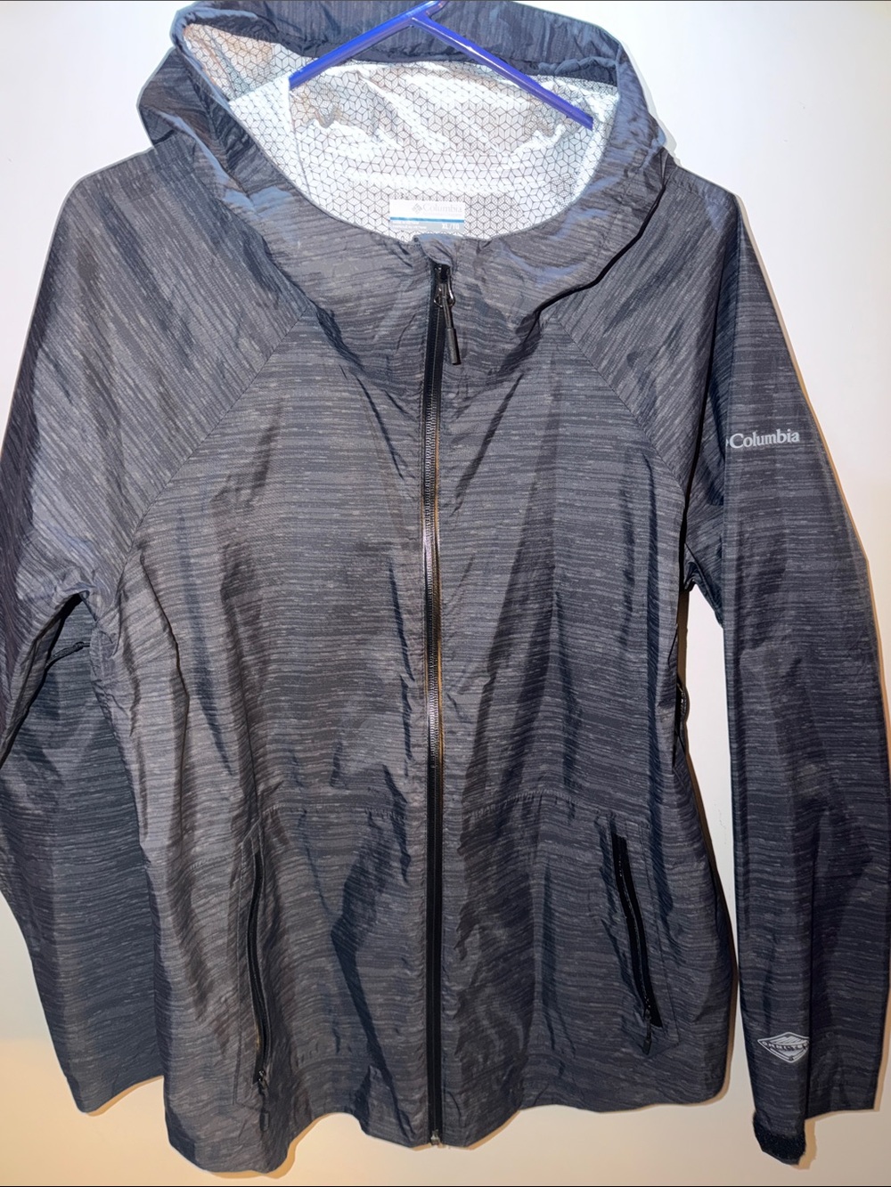 Columbia Women's Hooded Zip Jacket — Charcoal Heather